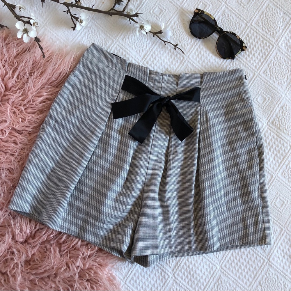 Anthropologie Elevenses Seaside Pleated Shorts, 4